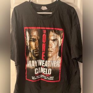 Mayweather vs Canelo shirt (very rare )